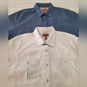 The Foundry Supply Co. Two Men's Shirts in Blue and Cream